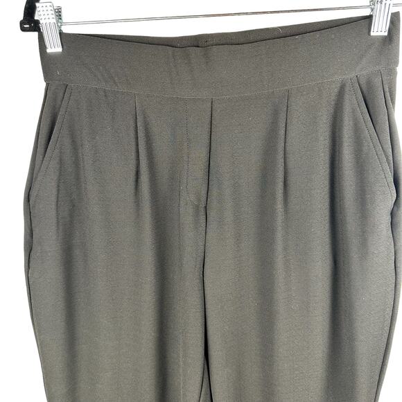 Hilary Radley High Rise Trousers Women M Black Pull On Crop Pant Business Casual - Picture 5 of 11